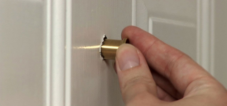 peephole door repair in Redlands