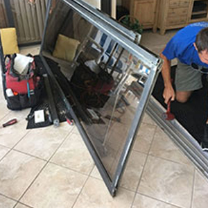 sliding glass door frame repair Redlands